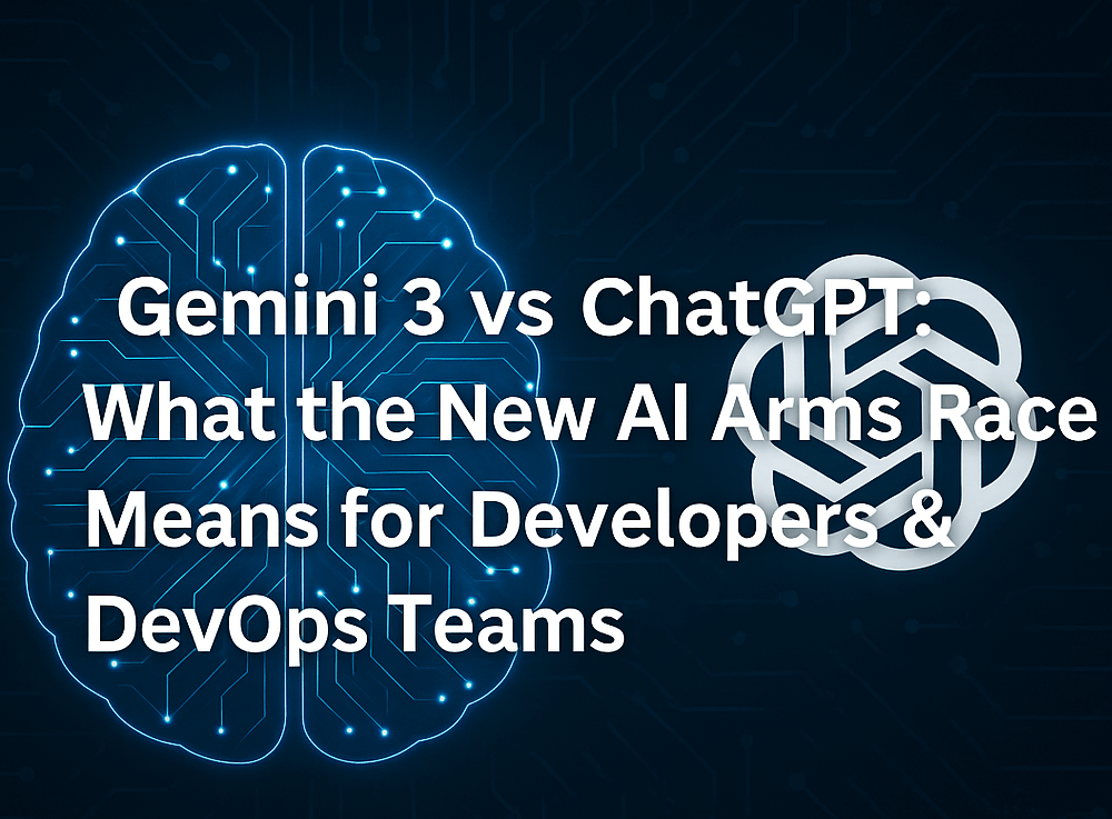 Gemini 3 vs ChatGPT: A detailed comparison of the latest AI models and what the new AI arms race means for developers and DevOps teams.