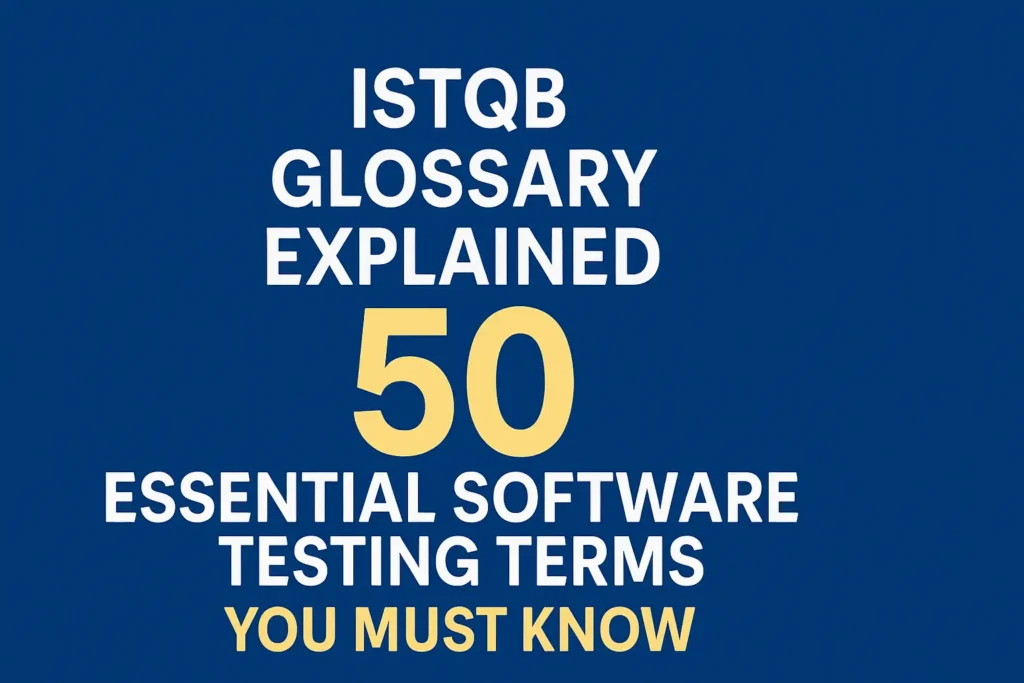 ISTQB Glossary