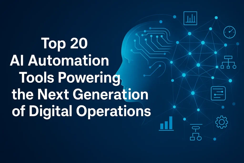 Top 20 AI Automation Tools Powering the Next Generation of Digital Operations