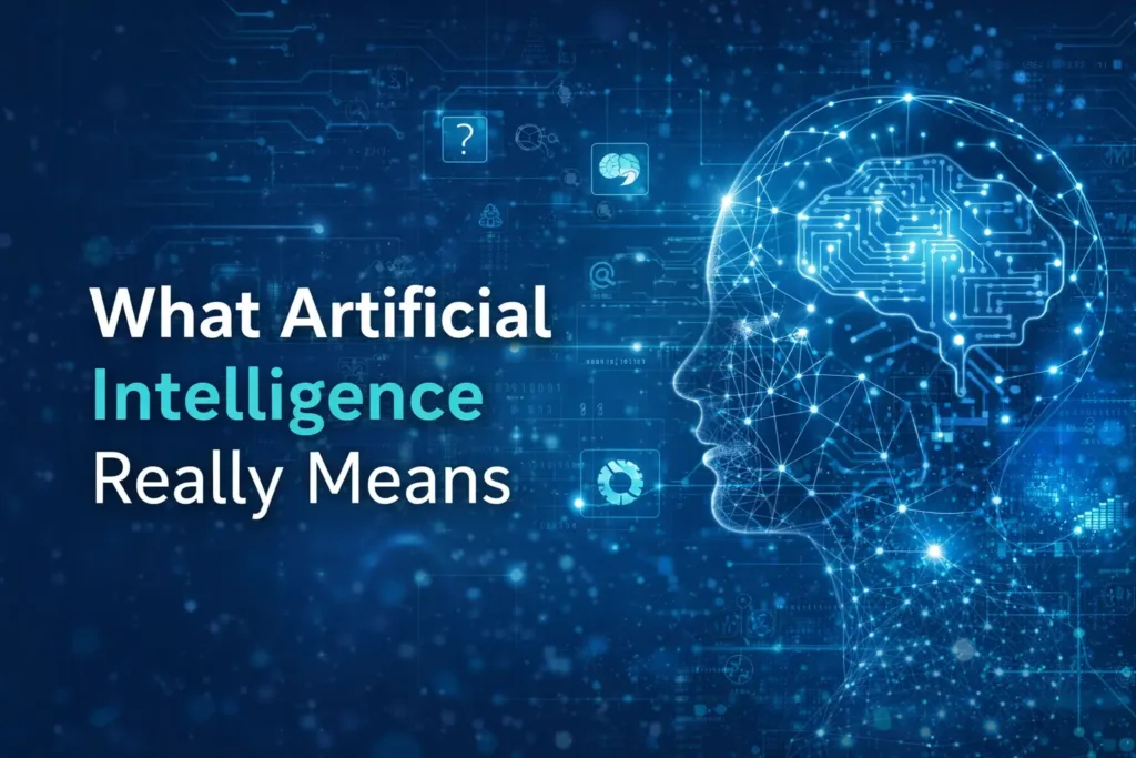 What Artificial Intelligence Really Means