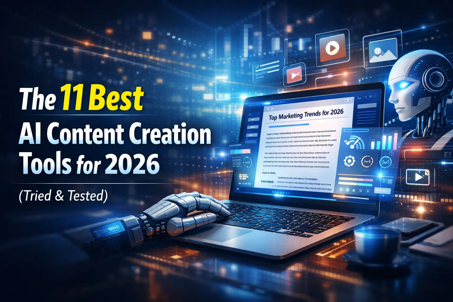 The 11 Best AI Content Creation Tools for 2026 (Tried & Tested)